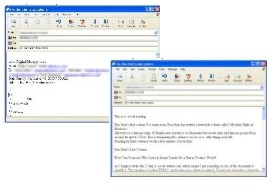 Examples of Emails cleaned up with Edith edit helper.